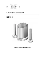 Xhifi XDC-1 Owner'S Manual предпросмотр