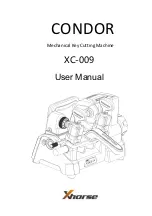 Xhorse CONDOR XC-009 User Manual preview