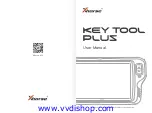 Xhorse KEY TOOL PLUS User Manual preview