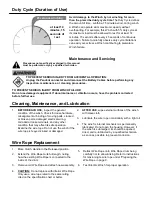 Preview for 18 page of XI MAN 9500LB Owner'S Manual & Safety Instructions