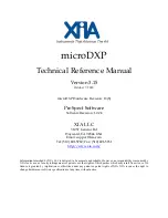 Preview for 1 page of XIA microDXP Technical Reference Manual