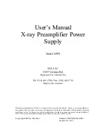 Предварительный просмотр 1 страницы XIA XPPS User Manual