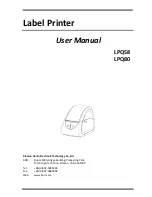 Xiamen Hanin Electronic LPQ58 User Manual preview