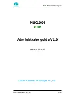 Xiamen Maxincom Technologies MUC1004 Administrator'S Manual preview