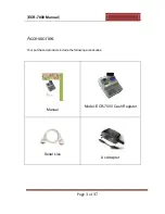 Preview for 3 page of Xiamen ECR-7000 User Manual