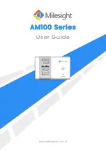 Xiamen Milesight AM100 Series User Manual предпросмотр