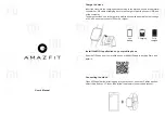 Xiaomi Amazfit Bip User Manual предпросмотр