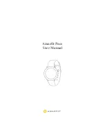Xiaomi Amazfit Pace User Manual preview