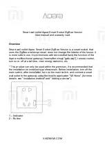 Xiaomi Aqara QBCZ11LM User Manual And Warranty Card предпросмотр