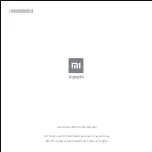 Предварительный просмотр 1 страницы Xiaomi L09G User Manual