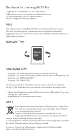 Предварительный просмотр 3 страницы Xiaomi Mi 11 Ultra User Manual