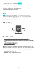 Preview for 3 page of Xiaomi Mi 11i User Manual