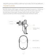 Xiaomi Mi 20W Wireless Car Charger Quick Start Manual предпросмотр
