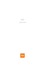 Xiaomi Mi 8 User Manual предпросмотр