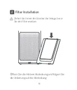 Предварительный просмотр 12 страницы Xiaomi Mi Air Purifier Formaldehyde Filter S1 User Manual