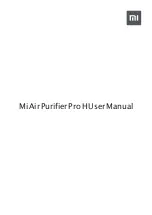 Preview for 1 page of Xiaomi Mi Air Purifier Pro H User Manual