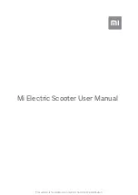 Xiaomi Mi Electric Scooter User Manual предпросмотр