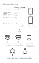 Preview for 4 page of Xiaomi MI Grooming Kit Pro User Manual