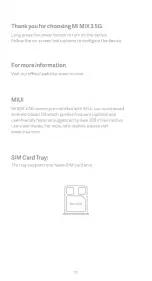 Preview for 4 page of Xiaomi Mi MIX 3 5G User Manual