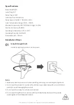 Предварительный просмотр 2 страницы Xiaomi Mi MJDP02YL User Manual
