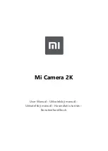 Preview for 1 page of Xiaomi MI MJSXJ03HL User Manual