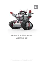 Xiaomi Mi Robot Builder Rover User Manual preview