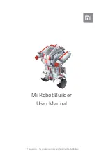Xiaomi Mi Robot Builder User Manual предпросмотр