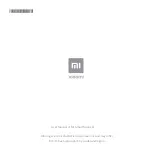 Xiaomi Mi Smart Fan User Manual preview