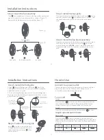 Предварительный просмотр 9 страницы Xiaomi Mi Smart Standing Fan 1X User Manual