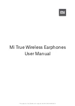 Xiaomi Mi True Wireless Earphones TWSEJ01JY User Manual preview