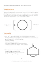 Preview for 2 page of Xiaomi Mi Wireless Charging Pad WPC01ZM User Manual