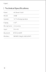 Предварительный просмотр 8 страницы Xiaomi Mi X04G User Manual