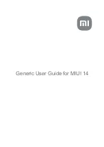 Preview for 1 page of Xiaomi MIUI 14 User Manual