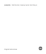 Предварительный просмотр 1 страницы Xiaomi MJLYD001QW Original Instructions Manual
