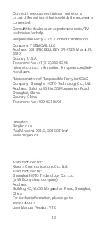 Предварительный просмотр 13 страницы Xiaomi MJSDT001QW User Manual
