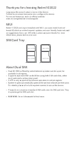 Preview for 3 page of Xiaomi Redmi 10 2022 Quick Start Manual