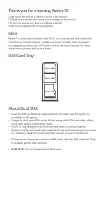 Preview for 3 page of Xiaomi Redmi 10 Quick Start Manual