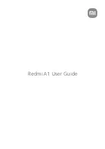 Xiaomi Redmi A1 User Manual предпросмотр