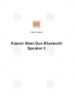 Предварительный просмотр 1 страницы Xiaomi Steel Gun Bluetooth Speaker 2 User Manual