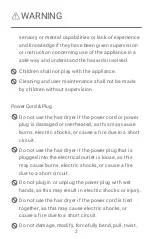 Preview for 3 page of Xiaomi Water Ionic Hair Dryer H500 User Manual