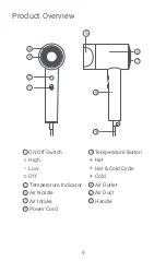 Preview for 10 page of Xiaomi Water Ionic Hair Dryer H500 User Manual