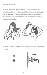 Preview for 15 page of Xiaomi Water Ionic Hair Dryer H500 User Manual