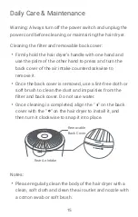 Preview for 16 page of Xiaomi Water Ionic Hair Dryer H500 User Manual