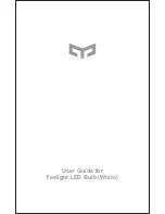 Предварительный просмотр 1 страницы Xiaomi Yeelight YLDP01YL User Manual