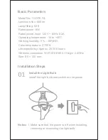 Preview for 2 page of Xiaomi Yeelight YLDP01YL User Manual