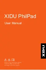 XIDU PhilPad User Manual предпросмотр