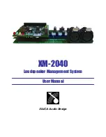 Xilica Audio Design XM-2040 User Manual preview