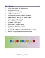 Preview for 6 page of Xilica Audio Design XM-2040 User Manual