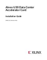 Preview for 1 page of Xilinx Alveo U30 Installation Manual