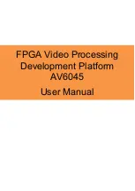 Preview for 1 page of Xilinx AV6045 User Manual